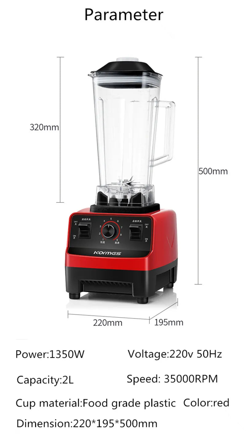 Electric Multifunctional Household Kitchen Soymilk Machine With Wall Breaking Machine Big Powerful Blender Smoothies Maker