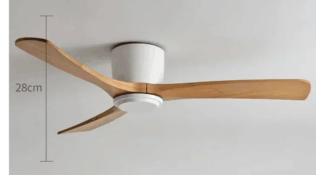 Low Floor Modern Ceiling Fans No Light 36 42 48 56 Inches DC Motor Reversible Blades Remote Control Led Fans Lamp With Lights