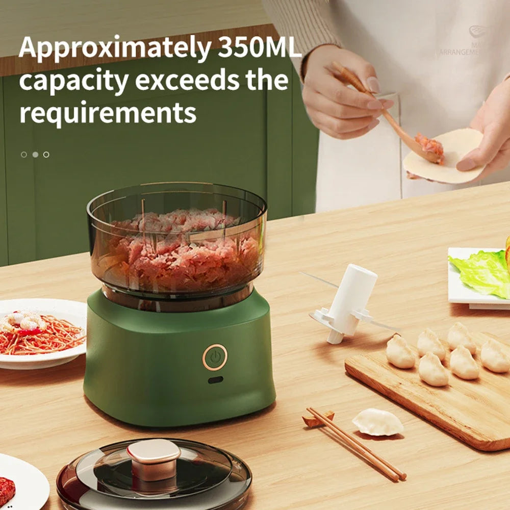 Multifunction Electric Garlic Beater 350ml Wirelessly Blender Comes with Complimentary Food Mixer Can Make Baby Supplement Food