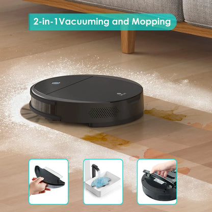 Lefant M213 Robot Vacuum Cleaner, 2200 Pa Strong Suction, Quiet Robotic Vacuum 7.8cm Thin 28cm DIA, Ideal for Pet Hair