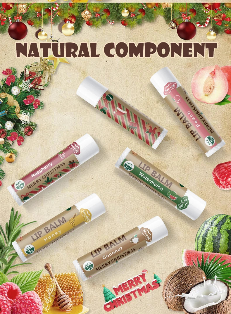 Lips Moisturizing Balm 6PCS/box set