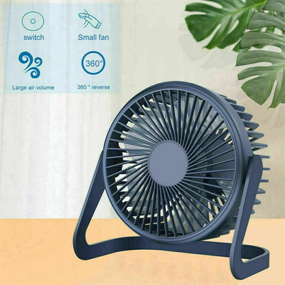 Portable Desktop Mini Fan Usb Rechargeable Ultra-quiet Cooler Cooling Fan Household Electrical Appliances