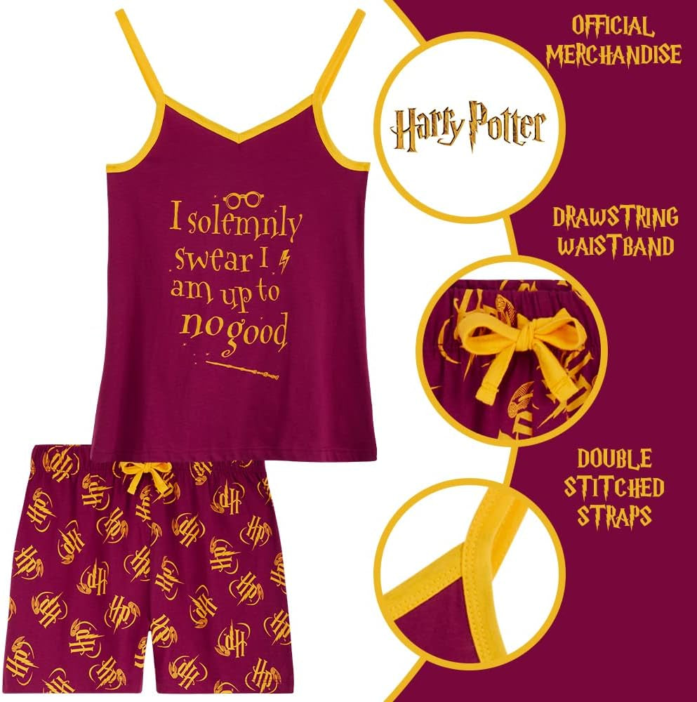 Girls Short Pyjama Set, 2 Piece Breathable Lounge Wear