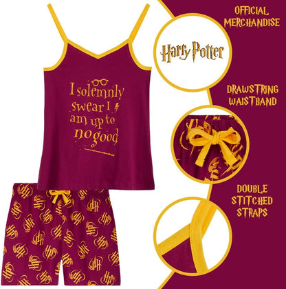 Girls Short Pyjama Set, 2 Piece Breathable Lounge Wear