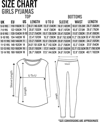 Kids Pyjama Set | Hogwarts Hedwig Long Sleeve Fleece Top & All over Print Loungewear Bottoms | Complete Matching Sleepwear Bundle | Movie Magic Merchandise Apparel Gift